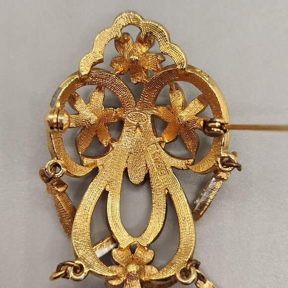 Vintage Gold & Silver plated Vintage Designer Brooch - SPHINX -Number A1766 - Picture 3 of 3